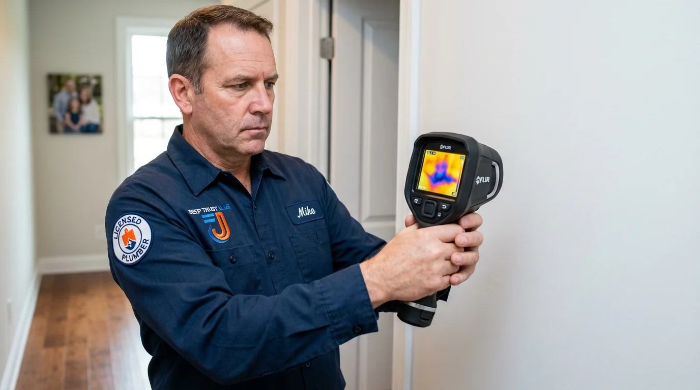 Thermal imaging leak detection by Johns Plumbing LLC in Leesport